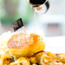 Ginger Syrup Drizzled On Piklets