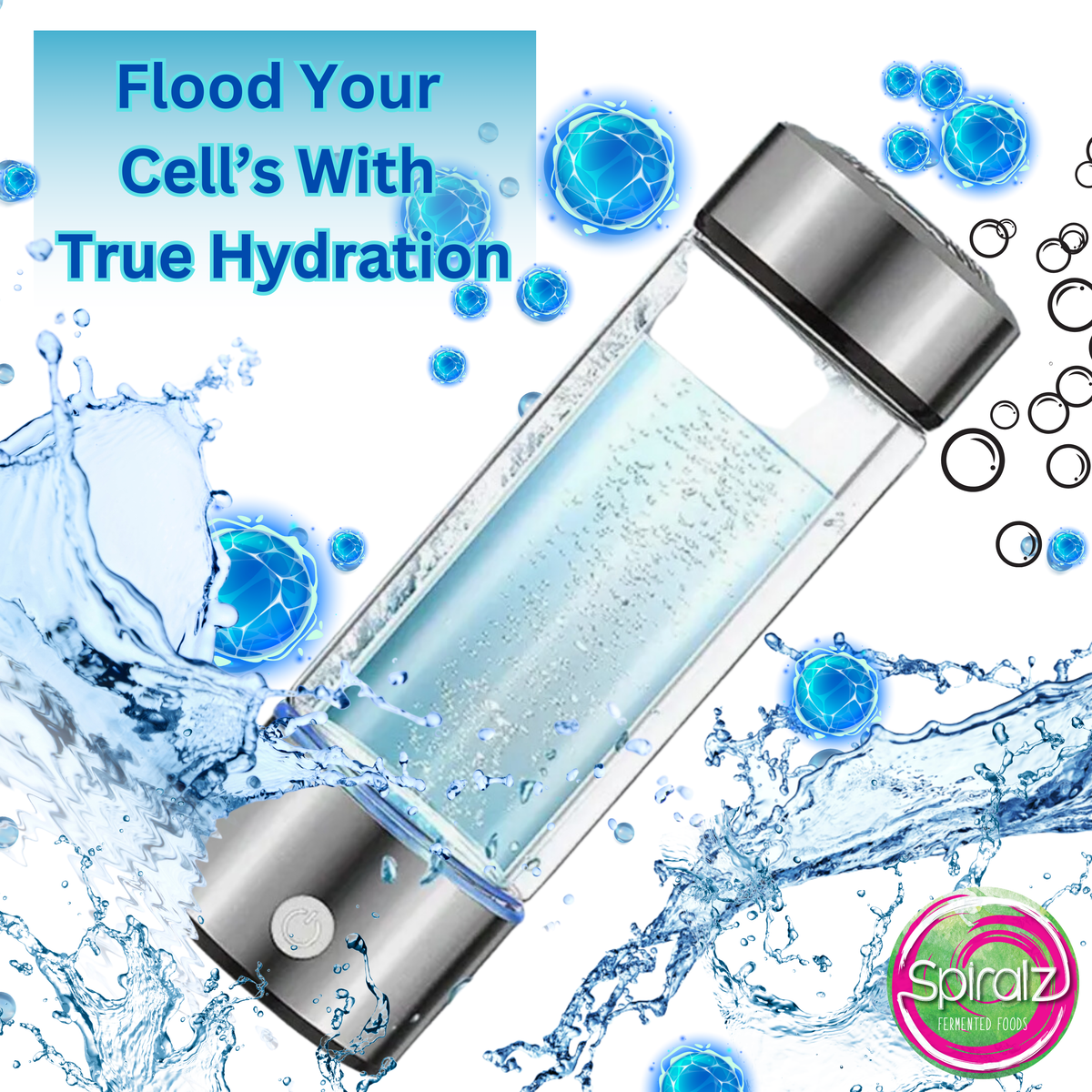 Produce Your Own Fresh Hydrogen Water - Premium Molecular Hydrogenator ...