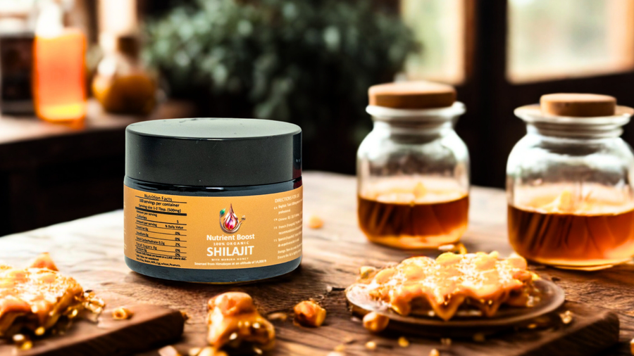 Nutrient Boost Shilajit — Ancient Mineral Complex for Energy, Inflammation & Gut-Immune Health