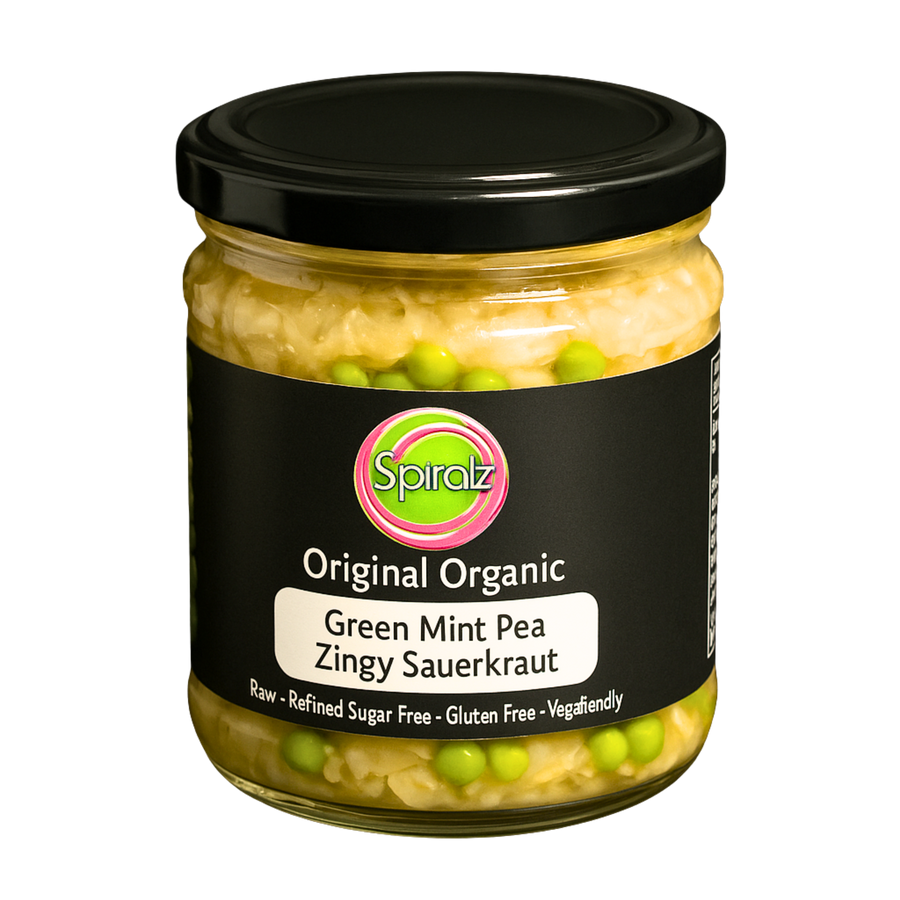 Green Mint Pea Zingy Sauerkraut 220g NEW