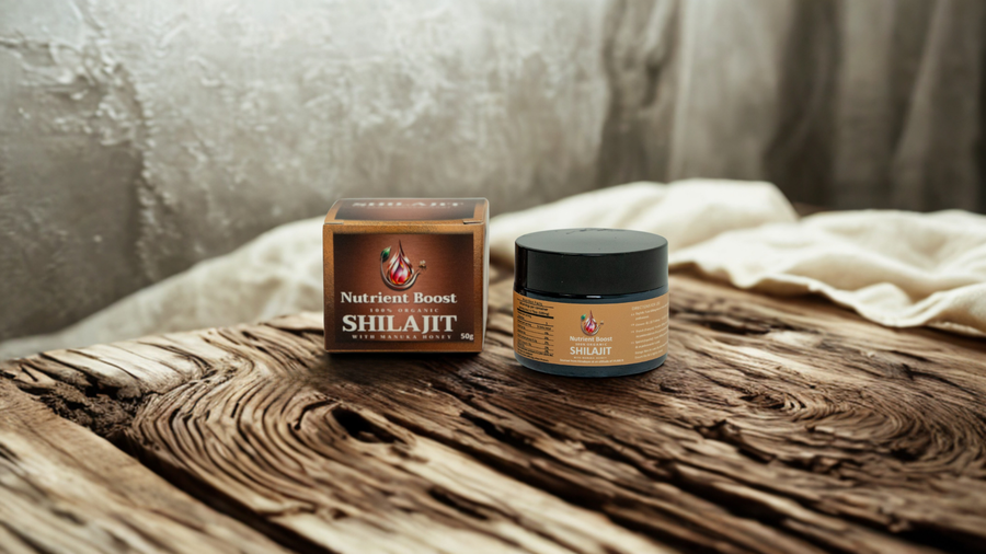 Nutrient Boost Shilajit — Ancient Mineral Complex for Energy, Inflammation & Gut-Immune Health