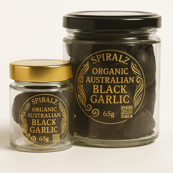 Australian Certified Organic Black garlic Cloves - Premium