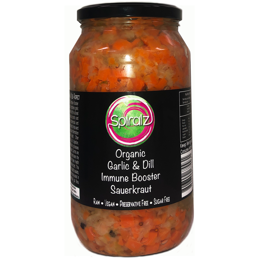 Spiralz Organic Garlic & Dill Immune Booster Sauerkraut
