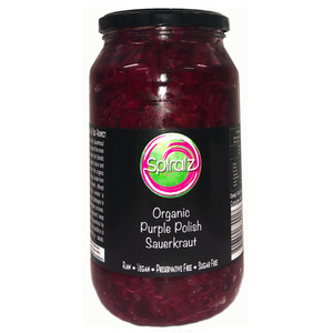 Spiralz Organic Purple Polish Sauerkraut