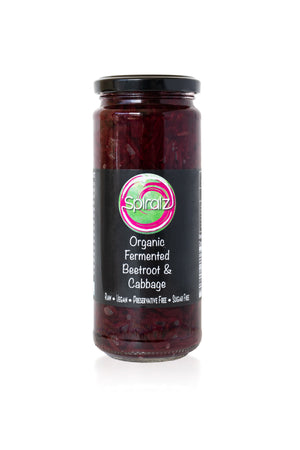 Spiralz Organic Fermented Beetroot & Cabbage