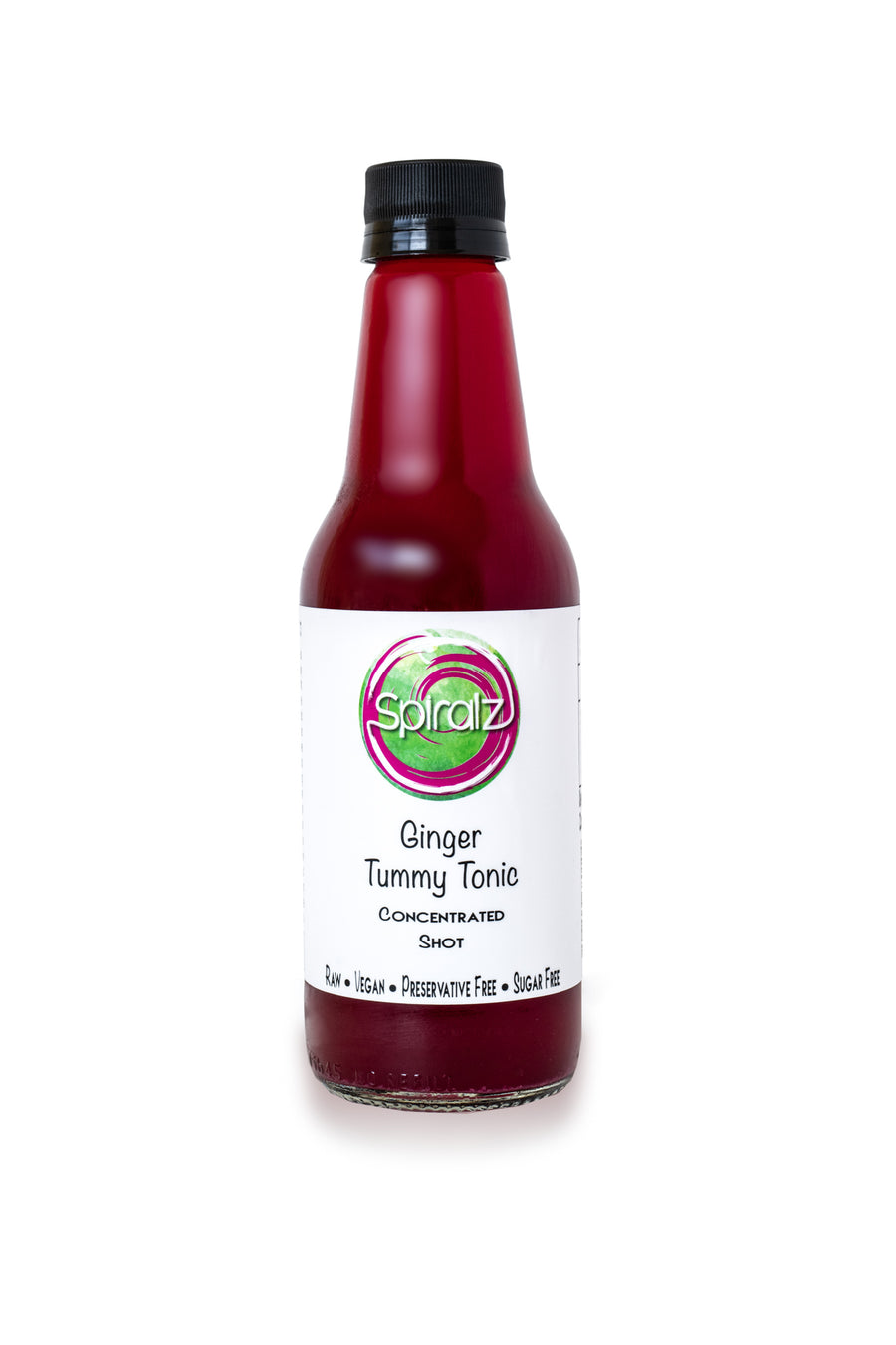 Spiralz Organic Ginger Tummy Tonic Concentrated Shots